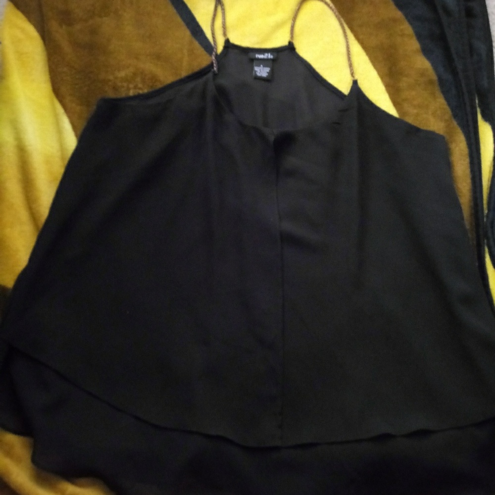 Rue21 Sheer Black top